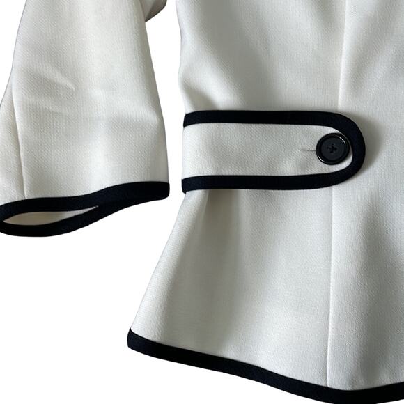 NWT Spenser Jeremy Winter White and Black Blazer Size S - Picture 4 of 6